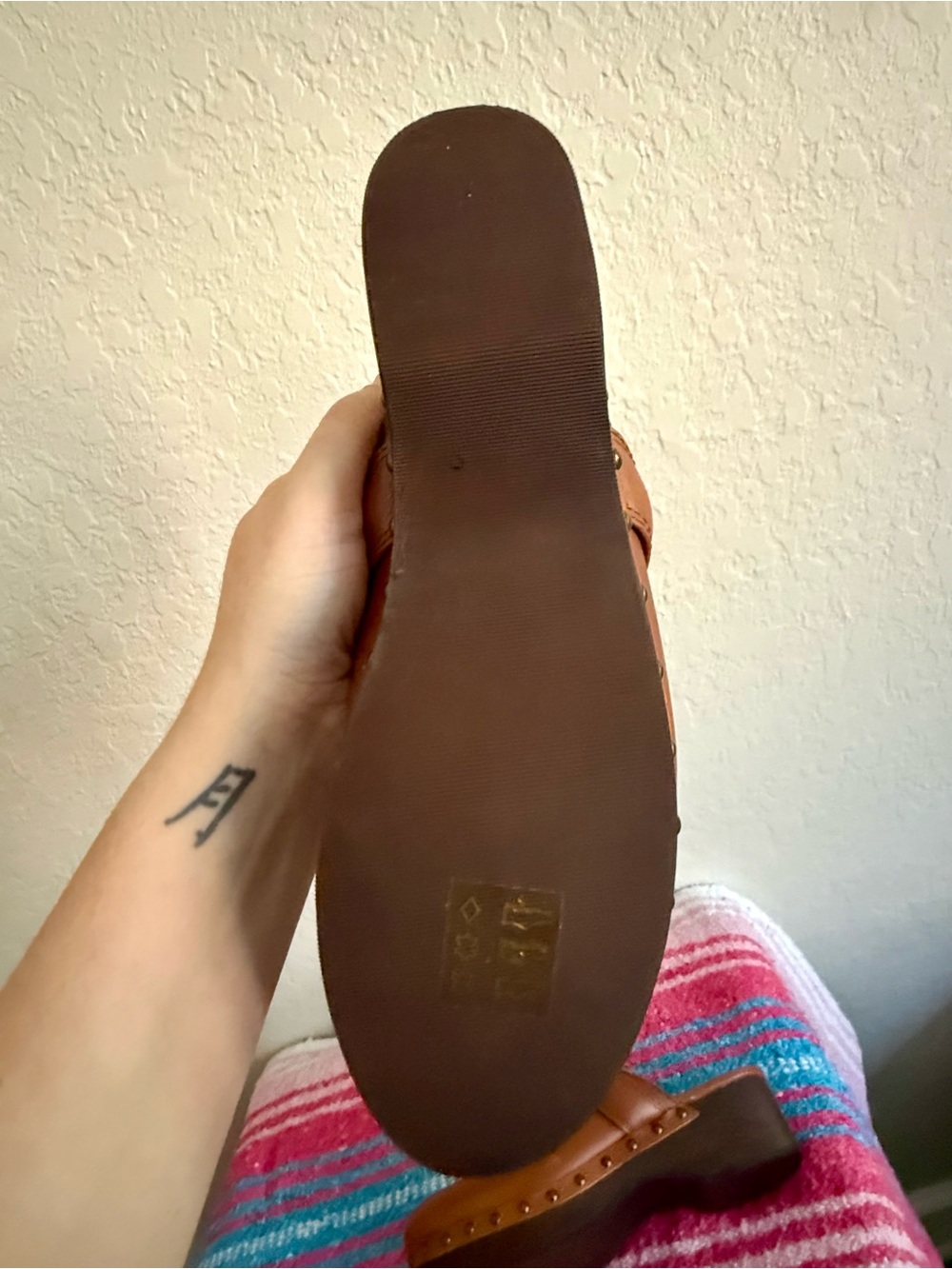 Madewell The Cecily Clog in Oiled Leather Size 6.5 English Saddle NWOB $168 - Picture 9 of 16